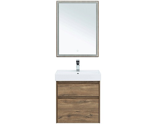 Комплект мебели для ванной Aquanet Nova Lite 60 254216 подвесной Дуб рустикальный