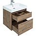 Комплект мебели для ванной Aquanet Nova Lite 60 254216 подвесной Дуб рустикальный