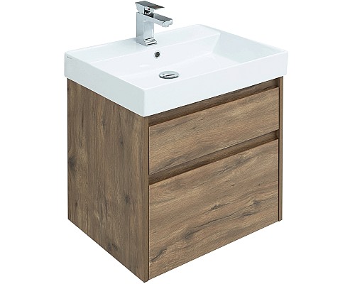 Комплект мебели для ванной Aquanet Nova Lite 60 254216 подвесной Дуб рустикальный