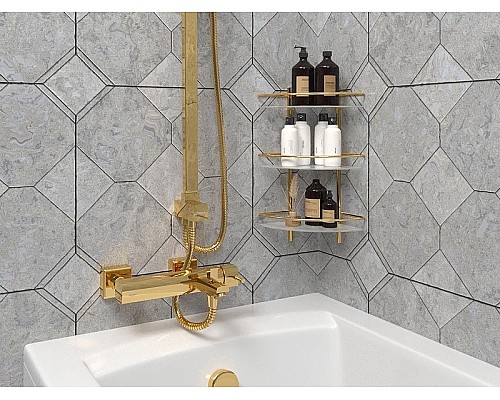 Смеситель для ванны Shouder Unique 0170106 Золото