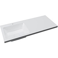 Раковина Madera Kamilla 120 L 4627173210027 на стиральную машину Белая