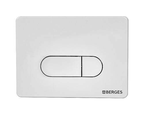 Клавиша смыва Berges Novum D1 040031 Белая Клавиша смыва Berges Novum D1 040031 Белая