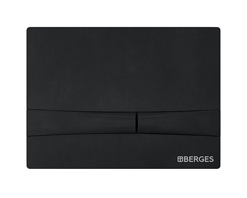 Клавиша смыва Berges Novum F5 040055 Черная матовая Клавиша смыва Berges Novum F5 040055 Черная матовая