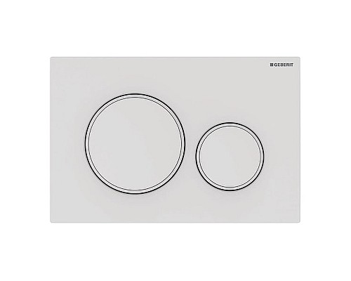 Клавиша смыва Geberit Sigma 20 115.882.01.1 Белый матовый лак Клавиша смыва Geberit Sigma 20 115.882.01.1 Белый матовый лак