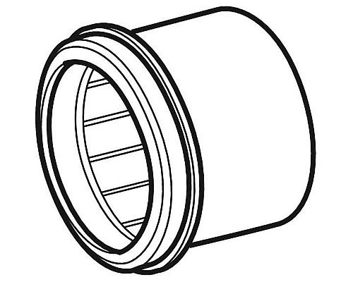 Переходная муфта Geberit PE 367.928.16.1 Черная