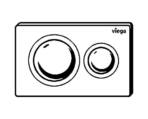 Клавиша смыва Viega Prevista Visign for Style 8610.1 773786 Хром матовый