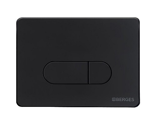 Клавиша смыва Berges Novum D5 040035 Черный матовый Клавиша смыва Berges Novum D5 040035 Черный матовый