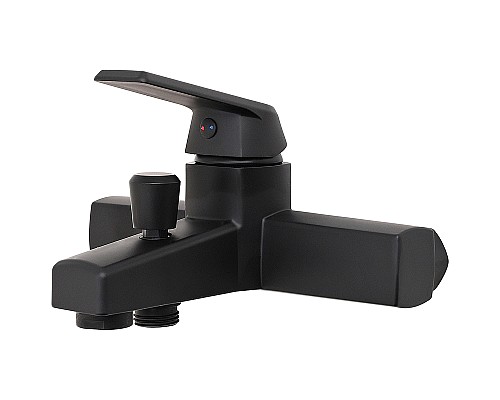 Смеситель для ванны Orange OneLife P02-300b Черный матовый