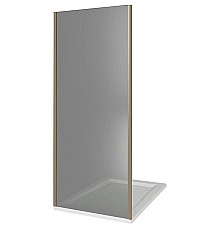 Душевая стенка Good Door Jazze SP-80-B-BR 80 профиль Бронза стекло тонированное