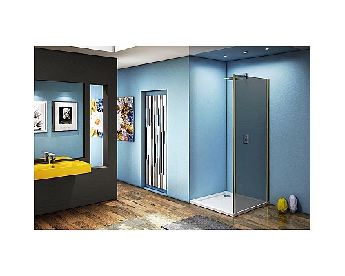 Душевая стенка Good Door Jazze SP-80-B-BR 80 профиль Бронза стекло тонированное Душевая стенка Good Door Jazze SP-80-B-BR 80 профиль Бронза стекло тонированное