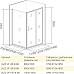 Душевая стенка Good Door Jazze SP-80-B-BR 80 профиль Бронза стекло тонированное