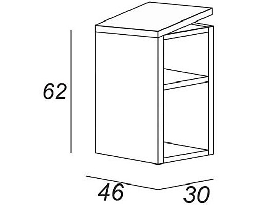 Полка Cezares Urban 30 55164 Frassino scuro