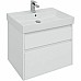 Тумба с раковиной Aquanet Nova Lite 75 245244 подвесная Белая глянцевая