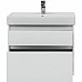 Тумба с раковиной Aquanet Nova Lite 75 245244 подвесная Белая глянцевая