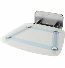 Сиденье для душа Ravak Ovo B II Blueline B8F0000055 Прозрачно-белое Голубые полосы