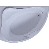 Акриловая ванна Aquatek Альтаир 158x119 L ALT160-0000067 без гидромассажа с фронтальной панелью с каркасом (вклеенный) со слив-переливом