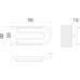 Водяной полотенцесушитель Terminus Фокстрот (1) БШ 320х700 с полкой Хром, боковое подключение, G 1" НР