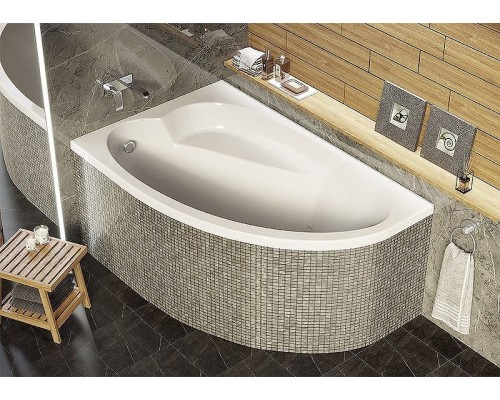 Акриловая ванна Alex Baitler Nero 160х100 L без гидромассажа