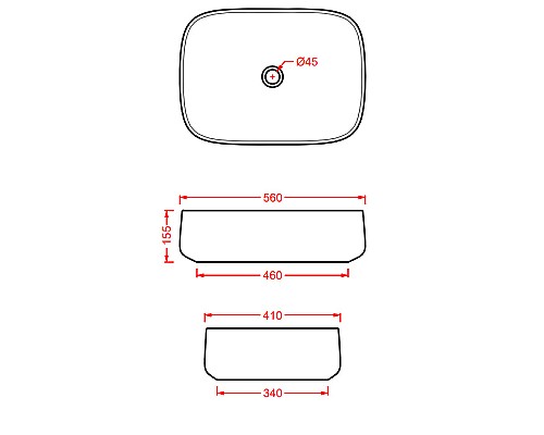 Раковина-чаша Artceram Cognac 56 COL009 15 00 Grigio oliva
