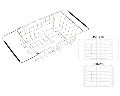 Сушка для посуды ZorG Master ZM 05 Нержавеющая сталь