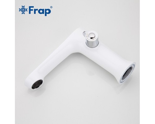 Смеситель на борт ванны Frap H34 Белый Хром