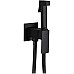 Гигиенический душ со смесителем Frap F7506-6 Черный матовый