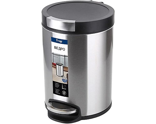 Ведро для мусора Frap F711 Сатин