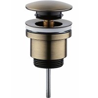 Донный клапан Frap F62-4 click-clack Бронза