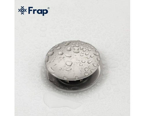 Донный клапан Frap click-clack Сатин