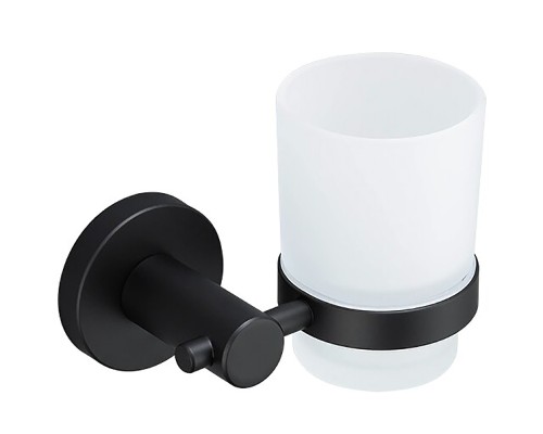 Стакан для зубных щеток Frap F302 F30206 Черный матовый