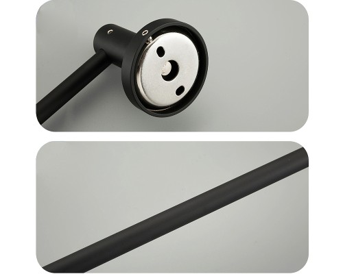 Полотенцедержатель Frap F302 F30201 Черный матовый