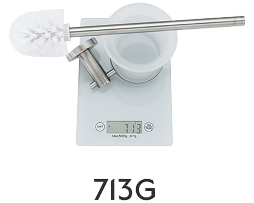 Ершик для унитаза Frap F301 F30110 Сатин