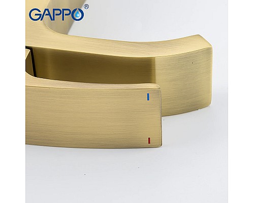 Смеситель для раковины Gappo G07-4 G1007-4 Бронза