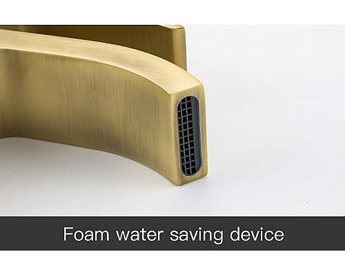 Смеситель для раковины Gappo G07-4 G1007-4 Бронза