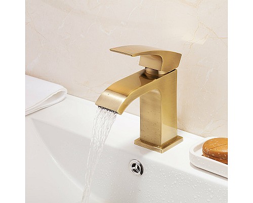 Смеситель для раковины Gappo G07-4 G1007-4 Бронза