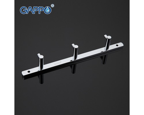 Вешалка для полотенец Gappo G202-3 Хром