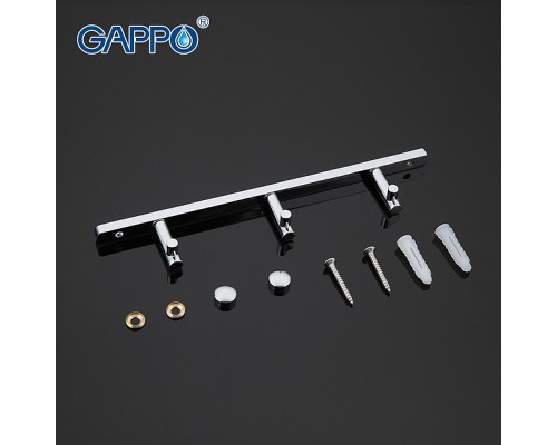 Вешалка для полотенец Gappo G202-3 Хром