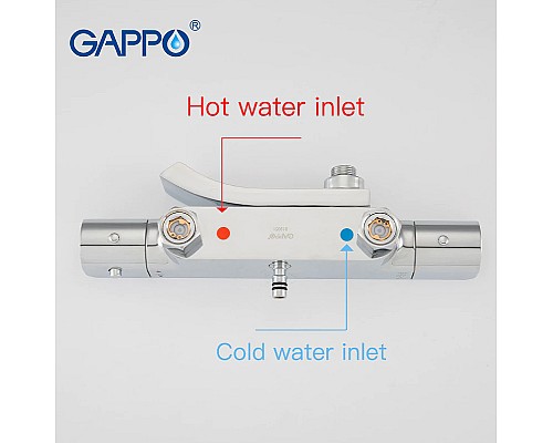 Душевая система Gappo G07 G2407-40 с термостатом Хром