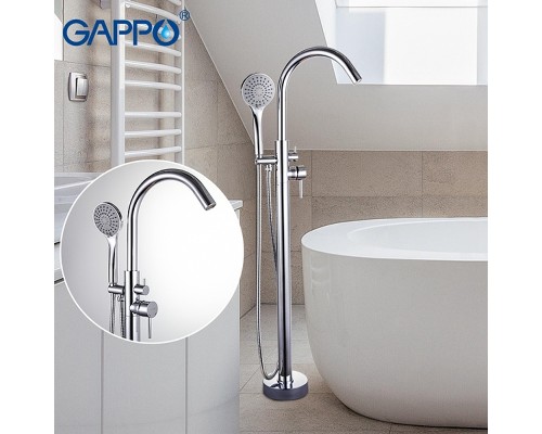 Смеситель для ванны Gappo Хром