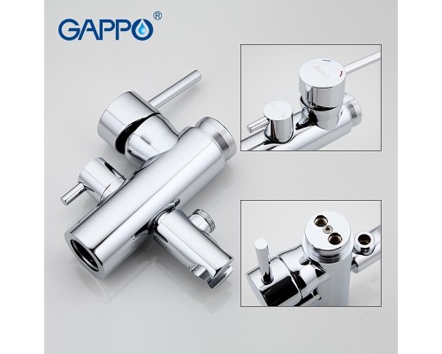 Смеситель для ванны Gappo Хром