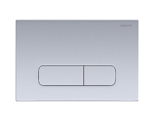Клавиша смыва Aquatek KDI-0000014 Хром матовая