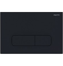 Клавиша смыва Aquatek KDI-0000017 Черная матовая