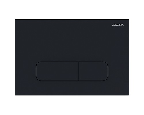 Клавиша смыва Aquatek KDI-0000017 Черная матовая