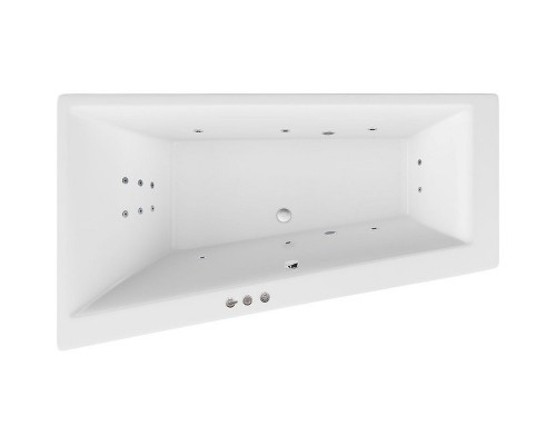 Акриловая ванна Excellent Sfera Slim 170x100 L с гидромассажем
