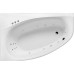 Акриловая ванна Excellent Kameleon 170x110 L Smart Хром с гидромассажем
