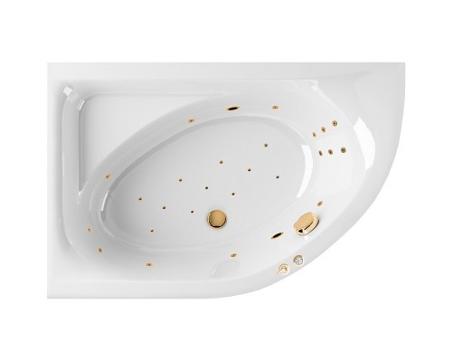 Акриловая ванна Excellent Aquarella 150x100 L WAEX.ARL15.ULTRA.GL с гидромассажем