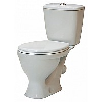 Унитаз-компакт Sanita Эталон эконом WC.CC/Etalon/1-P/WHT.G/S1 с бачком и сиденьем