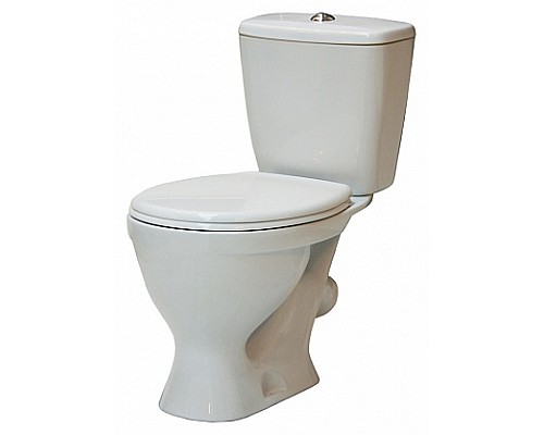 Унитаз-компакт Sanita Эталон эконом WC.CC/Etalon/1-P/WHT.G/S1 с бачком и сиденьем