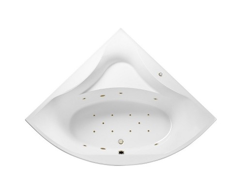 Акриловая ванна Excellent Glamour 150x150 WAEX.GLA15.RELAX.BR с гидромассажем