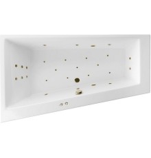 Акриловая ванна Excellent Sfera Slim 170x100 L Ultra Бронза с гидромассажем